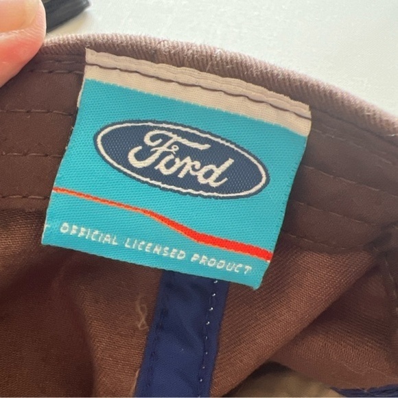 NWOT FORD 1903 Strapback Hat Cap‎ Brown Camo Adjustable One Size (A1) - Picture 8 of 8